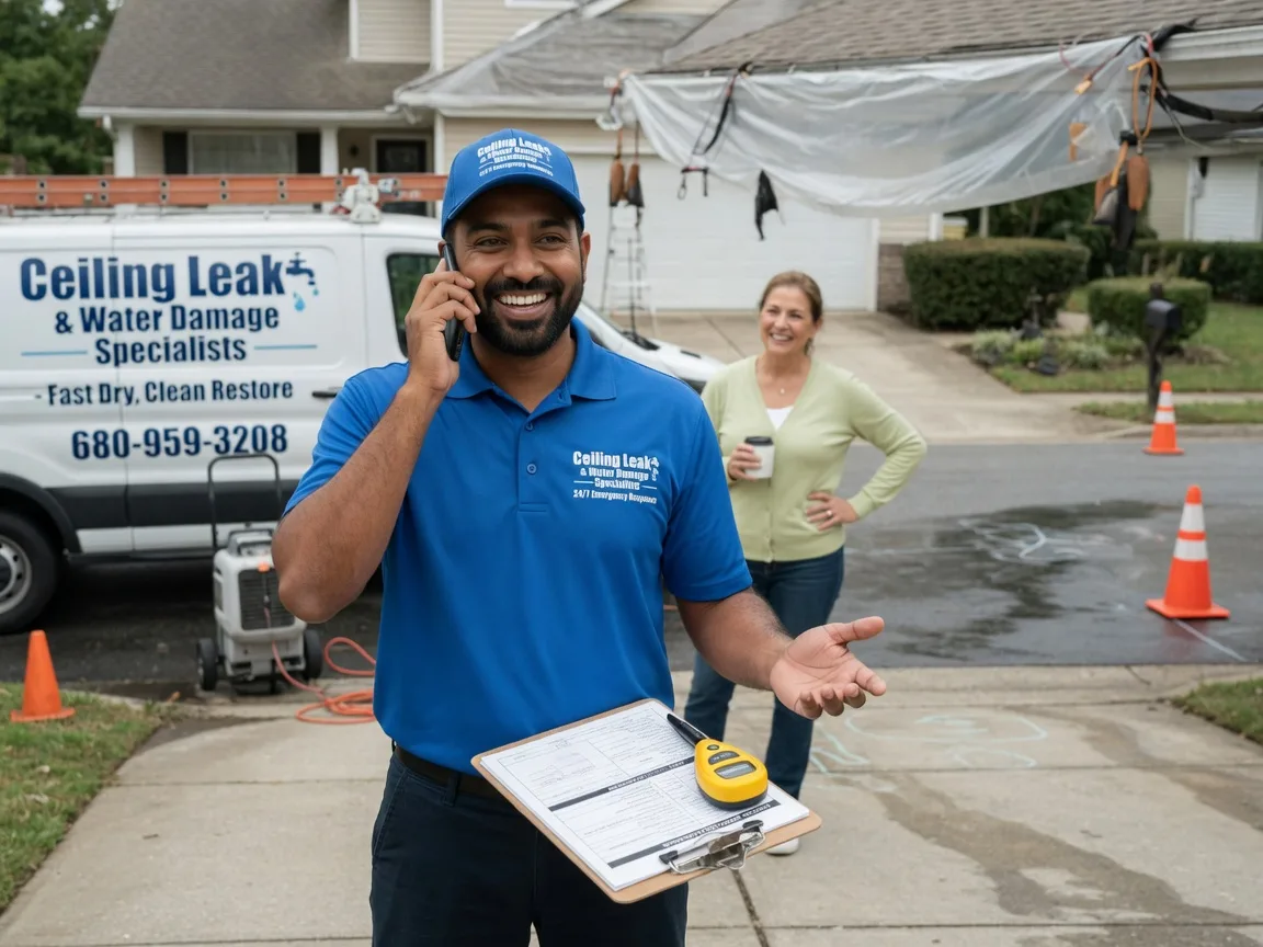 Ceiling Leak Cleanup Rock Cave, WV FAQs